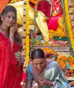 संजय दत्त की एक्स वाइफ की 10 तस्वीरें, रानी मुखर्जी के साथ पूजा पंडाल में हुईं स्पॉट