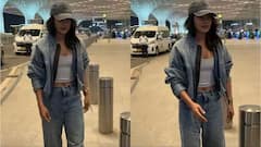 ડેનિમ જેકેટ અને કેપમાં પ્રિયંકા ચોપડાનો જોવા મળ્યો કૂલ લૂક, એરપોર્ટ પર સ્વેગથી આપ્યા પૉઝ