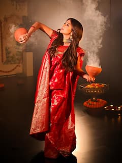 लाल साड़ी पहन बंगाली बाला बनीं उतरन की इच्छा, फोटोज देख फैंस हुए खूबसूरती के कायल