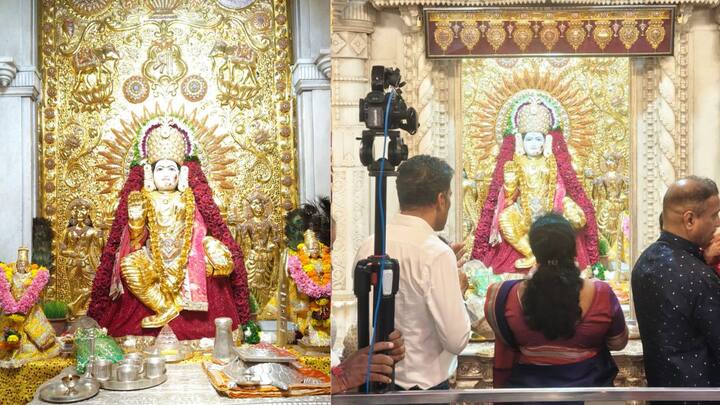 सुमारे ६ महिने ही साडी तयार करण्याचे काम सुरु होते. देवीला एका भक्ताने ही साडी अर्पण केली आहे. ही साडी तब्बल १६ किलो वजनाची आहे.