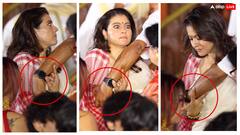 काजोल के साथ दुर्गा पंडाल में हुई अश्लील हरकत? फैंस बोले- 'गलत तरीके से छुआ है'