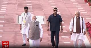 PM Narendra Modi Pays Tribute To Mahatma Gandhi At Rajghat On 156th Birth Anniversary
