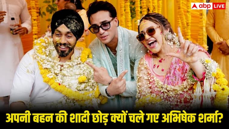 सगी बहन की शादी छोड़ अभिषेक शर्मा पहुंच गए दूसरे शहर, जानिए क्या है पूरा मामला