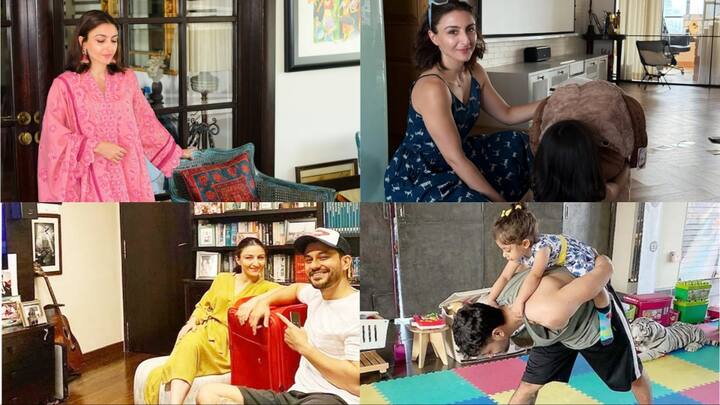 Soha Ali Khan House:दिग्गज एक्ट्रेस शर्मिला टैगोर की बेटी सोहा अली खान इंडस्ट्री का फेमस चेहरा है. एक्ट्रेस 4 अक्टूबर को अपना बर्थडे सेलिब्रेट करेंगी. यहां हम आपको उनके आलीशान घर की झलक दिखा रहे हैं.