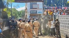 नाशिकच्या कळवणमध्ये आदिवासी आंदोलनाला हिंसक वळण; आंदोलकांकडून पोलीस स्थानकावर दगडफेक, पोलिसांसह पत्रकार जखमी