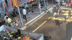 राजस्थान: चूरू के सरदारशहर में होटल के बाहर युवक पर कुल्हाड़ी से हमला, घटना CCTV में कैद