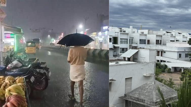 Tamil Nadu: IMD Issues Heavy Rain Alert Amid Cyclonic Circulation; Flash Floods Hit Meghamalai Waterfalls