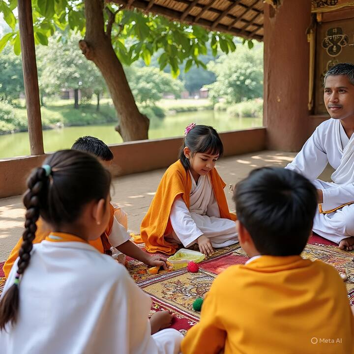 आजच्या वेगवान जगात शिक्षणाचे स्वरूप बदलले आहे. पुस्तकी ज्ञान आणि नोकरीच्या शर्यतीमुळे नैतिकता आणि मूल्ये मागे राहू लागले  आहेत.