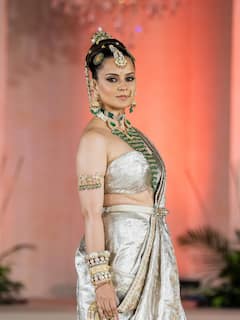 All Eyes On Kangana: Actress Returns To Ramp With Apsara-like Aura; PICS