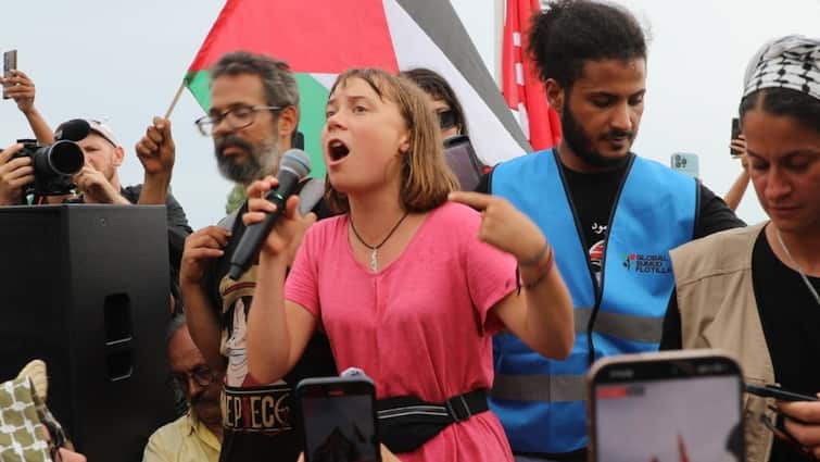 Greta Thunberg ‘Dragged By Hair, Forced To Kiss Israeli Flag’, Says Activist; Israel Calls Claims ‘Brazen Lies’