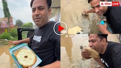 पुनीत सुपर स्टार ने नाले में डुबोकर खाया घेवर! वीडियो देख यूजर्स को आई घिन- आप भी देखिए