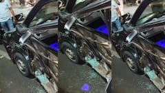 पुण्यात ड्रंक अँड ड्राईव्हचा थरार, मद्यधुंद चालकाच्या कारचा चेंदामेंदा; दुचाकीस्वार जखमी