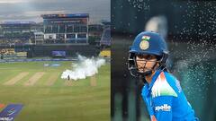 कीड़ों से परेशान हुए खिलाड़ी, भारत-पाकिस्तान मैच के दौरान मैदान हुआ धुआं-धुआं; तस्वीरों से सब हैरान