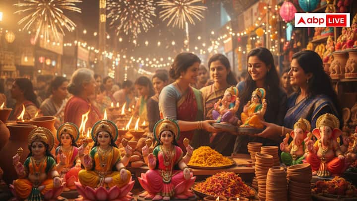 दिवाली पर लक्ष्मी-गणेश की मूर्ति खरीदना सुख-समृद्धि और बुद्धि की प्राप्ति के लिए होता है, क्योंकि लक्ष्मी धन-वैभव और गणेश बुद्धि के देवता हैं. यह समृद्धि और ज्ञान का प्रतीक है, जो जीवन को सही दिशा देता है. मूर्ति खरीदते समय उन्हें अलग-अलग होना चाहिए, गणेशजी की सूंड बाईं ओर मुड़ी होनी चाहिए और वे हाथ में लड्डू या मोदक लिए हों, साथ ही लक्ष्मी जी कमल पर विराजित हों.