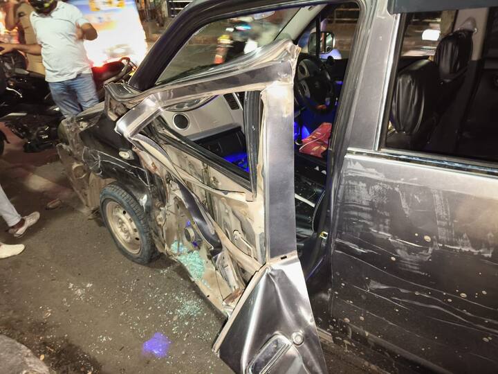 सोनटक्के याच्यावर डेक्कन पोलिस ठाण्यात ड्रंक अॅन्ड ड्राईव्हचा खटला दाखल केला असून वाहनाचे मोठे नुकसान झाल्याचंही फोटोमध्ये पाहायला मिळत आहे.