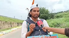 అలీఘడ్ నుంచి హైదరాబాద్‌కు యువకుడి పాదయాత్ర, అతడి ఉద్దేశం ఏంటంటే..