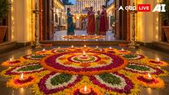 Diwali Flower Rangoli Design: 7 Stunning Ideas To Brighten Your 2025 Celebration