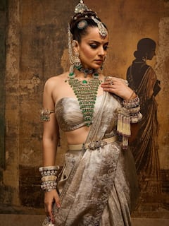 All Eyes On Kangana: Actress Returns To Ramp With Apsara-like Aura; PICS