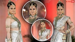 साड़ी- स्ट्रैपलेस ब्लाउज पहन रैंप पर छाई कंगना रनौत, रॉयल लुक में दिखीं फैशन क्वीन, 7 फोटोज में देखें खूबसूरती