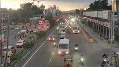 சென்னை புறநகரில் பகலை இரவாக்கிய கனமழை! வாகன ஓட்டிகள் அவதி, வானிலை மாற்றம்