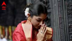 উত্তমকুমারের নাথবউ! জোড়া লক্ষ্মীপুজোর দায়িত্ব দেবলীনার কাঁধে, কীভাবে সামলাচ্ছেন সবটা?