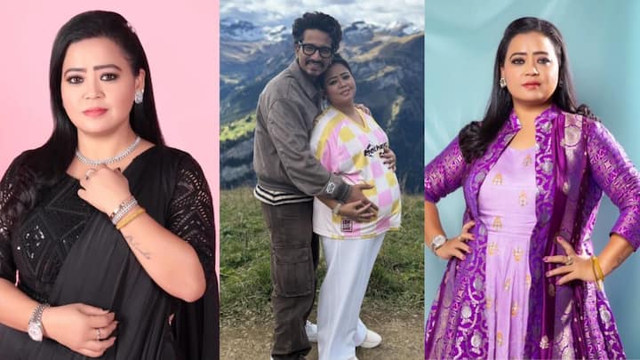 Bharti Singh Second Pregnancy: कॉमेडियन भारती सिंह दूसरी बार मां बनने वाली हैं. उन्होंने इंस्टाग्राम पर अपनी सेकेंड प्रेग्नेंसी अनाउंस की है. इस मौके पर हम आपको उनकी खूबसूरत तस्वीरें दिखा रहे हैं.