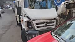 Maharashtra: 1 Dead, 4 Injured After Tempo Traveller Crashes Into BEST Bus Near Dadar's Plaza Stop