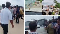 पुरग्रस्तांना मदतीसाठी गेलेल्या भाजप खासदाराचं दगडफेक करून डोकं फोडलं, गंभीर जखमी; आमदारासह इतर नेत्यांवरही हल्ला; शेकडोच्या जमावाकडून 'परत जा' म्हणत नारेबाजी