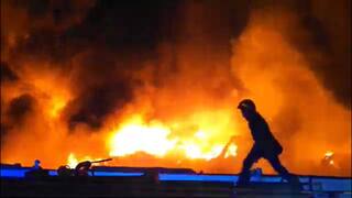 भीषण आग ने भिवंडी के गोदाम को किया तबाह, करोड़ों का हुआ नुकसान, राहत कार्य जारी