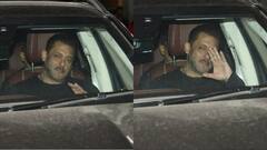 अरबाज़ ख़ान की बेटी से मिलने हॉस्पिटल पहुंचे सलमान खान, मिलने के बाद मुस्कुराते हुए दिया पोज