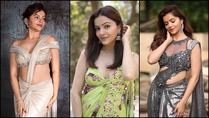 Rubina’s Festive Glam: करवा चौथ जैसे खास मौके पर अगर आप ट्रेडिशनल के साथ मॉडर्न टच चाहती हैं, तो रुबीना दिलैक का यह इंडो-वेस्टर्न साड़ी लुक परफेक्ट इंस्पिरेशन है.