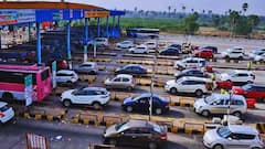 సొంతూళ్ల నుంచి తిరుగుప్రయాణం, హైదరాబాద్- విజయవాడ హైవేపై కి.మీ మేర ట్రాఫిక్ జామ్