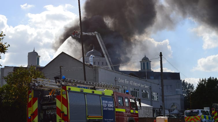 Masked Men Set UK Mosque On Fire With People Inside In Suspected Hate Crime