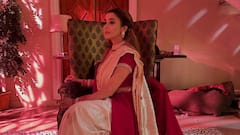 Tina Datta Looks Ethereal In A Classic Red Saree Channeling Festive Radiance