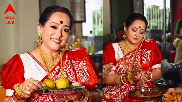 লক্ষ্মীপুজোর দিন অপরাজিতার বাড়িতে বিশেষ ভোগের আয়োজন করা হয়। এলোঝেলো থেকে নারকেল নাড়ু, সমস্ত বানানো হয়েছে বাড়িতেই। আমন্ত্রিতদের খাওয়ানো হবে খিচুড়ি ভোগ, ফ্রায়েড রাইস, পোলাও, ভাজা, রকমারি তরকারি, চাটনি, মিষ্টি, পায়েস।