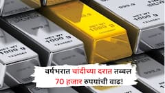 Gold Silver Price : सोन्या चांदीच्या दारात मोठी उसळी, वर्षभरात चांदीच्या दरात तब्बल 70 हजार रुपयांची वाढ!
