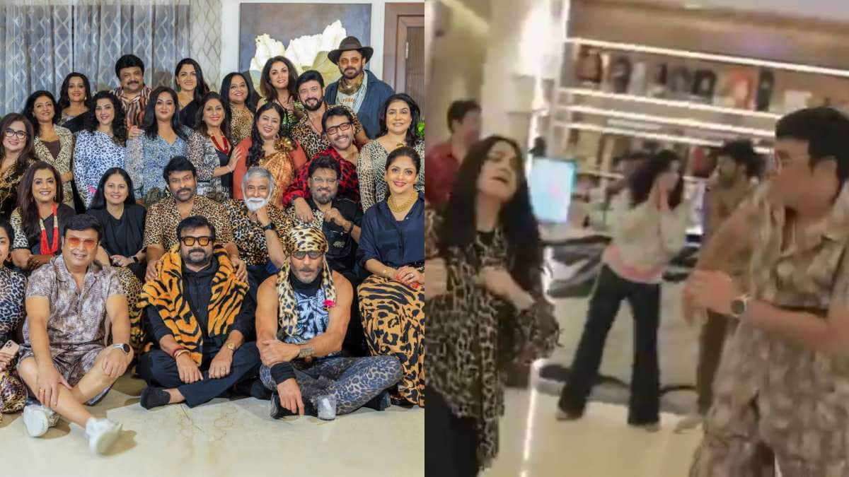 Chiranjeevi: 80s రీయూనియన్ - డ్యాన్సులతో అదరగొట్టిన లెజెండరీ స్టార్స్... వీడియోస్ వైరల్