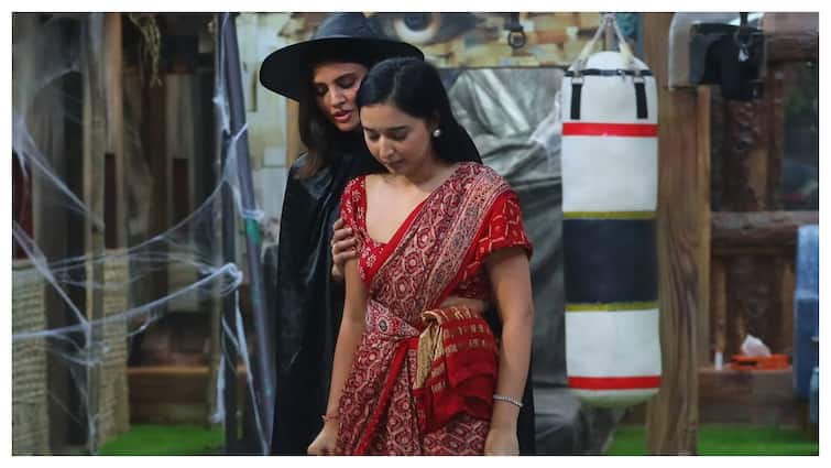 Malti Chahar Shakes Up Bigg Boss 19, Pushes Tanya Mittal Into Pool During Nominations Malti Chahar Shakes Up Bigg Boss 19, Pushes Tanya Mittal Into Pool During Nominations
