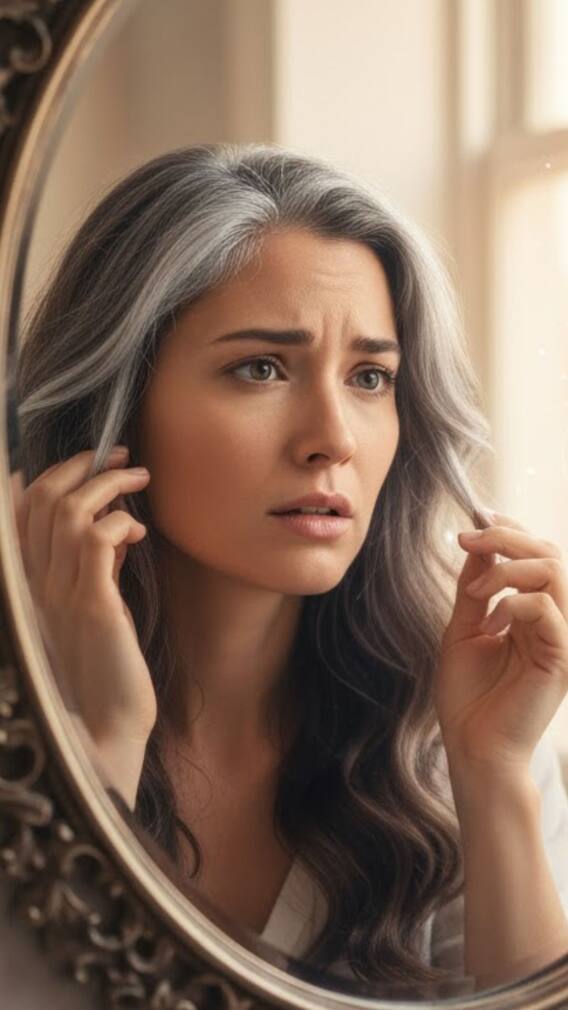 এই ভিটামিনের অভাবেই হু হু করে পাকছে চুল! সাবধান!