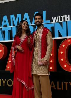 मांग में सिंदूर और गले में मंगलसूत्र, शादी के बाद पहली बार पति मिलिंद संग स्पॉट हुईं अविका गौर, खूब दिए पोज