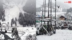 हर ओर बर्फ ही बर्फ! कुपवाड़ा में अचानक मौसम पलटा, सीजन की पहली बर्फबारी के साथ जान लें आगे की चेतावनी