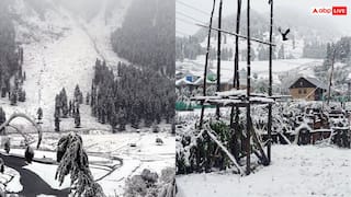 Jammu Kashmir: हर ओर बर्फ ही बर्फ! कुपवाड़ा में अचानक मौसम पलटा, सीजन की पहली बर्फबारी के साथ जान लें आगे की चेतावनी