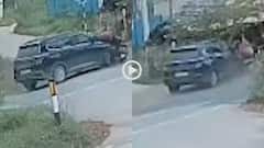 Video: स्कूटी वाले को रौंद ढाबे में घुसी तेज रफ्तार कार, वीडियो देख निकल जाएगा दम!