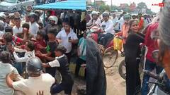 शख्स को बीवी के मायकेवालों ने सरेराह पीटा, बुर्के में महिला लगाती रही बचाने की गुहार, बच्चे भी थे साथ