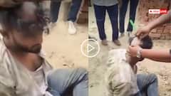 Video: गंजा कर आधी मूंछ-दाढ़ी मुंडवाई, गांववालों ने की मनचले की खातिरदारी, वीडियो वायरल