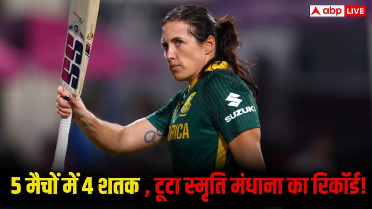 Women’s World Cup 2025: महिला वर्ल्डकप में इस खिलाड़ी का तूफान! 5 मैचों में जड़े 4 शतक, स्मृति मंधाना का रिकॉर्ड तोड़ा