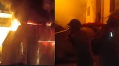 प्रयागराज की कीडगंज में टेंट के गोदाम में भीषण आग, लाखों का नुकसान, जांच शुरू