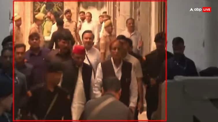 Akhilesh Yadav Meets Azam Khan First Time In 2 Years: Watch