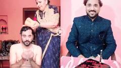 Video: मां ने दूध से नहलाया, शेरवानी पहन काटा केक, शख्स ने परिवार संग मनाया तलाश का जश्न, वीडियो वायरल