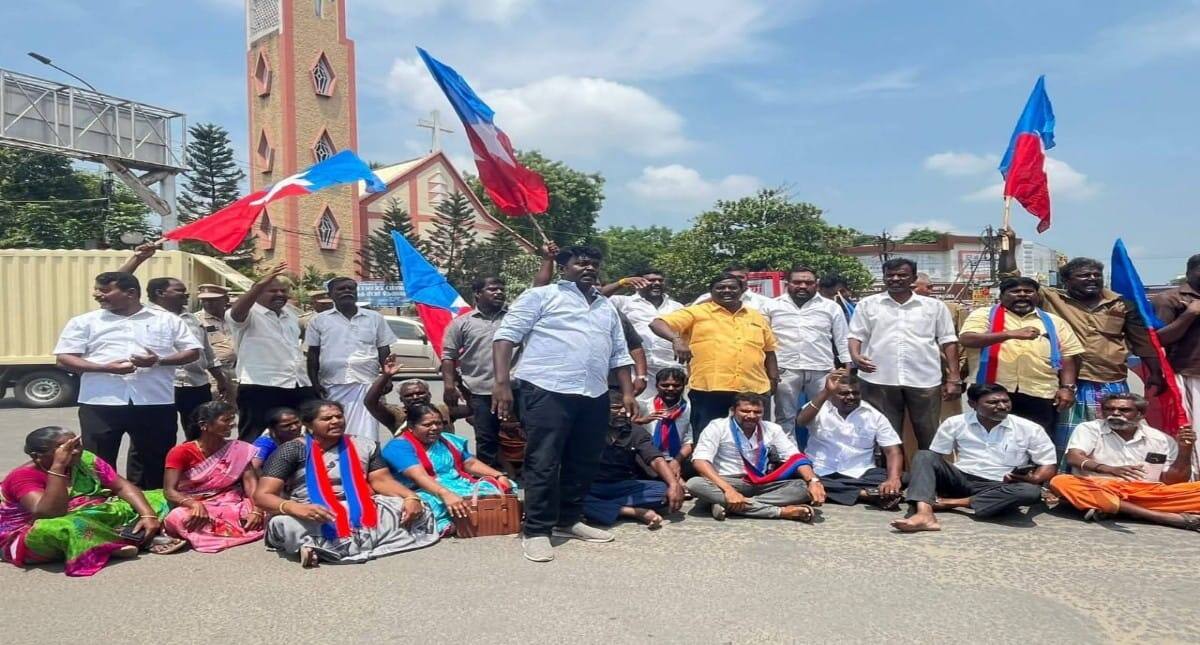 திருமாவளவன் கார் விபத்து.. விசிக போராட்டம், பாதுகாப்பு கோரிக்கை - மதுரையில் நடந்தது என்ன?